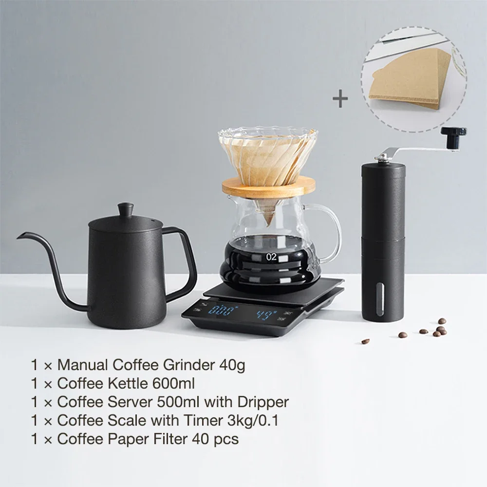 Drip Coffee Set Pour Over Coff - đánh giá và giá Pour Over Kettle