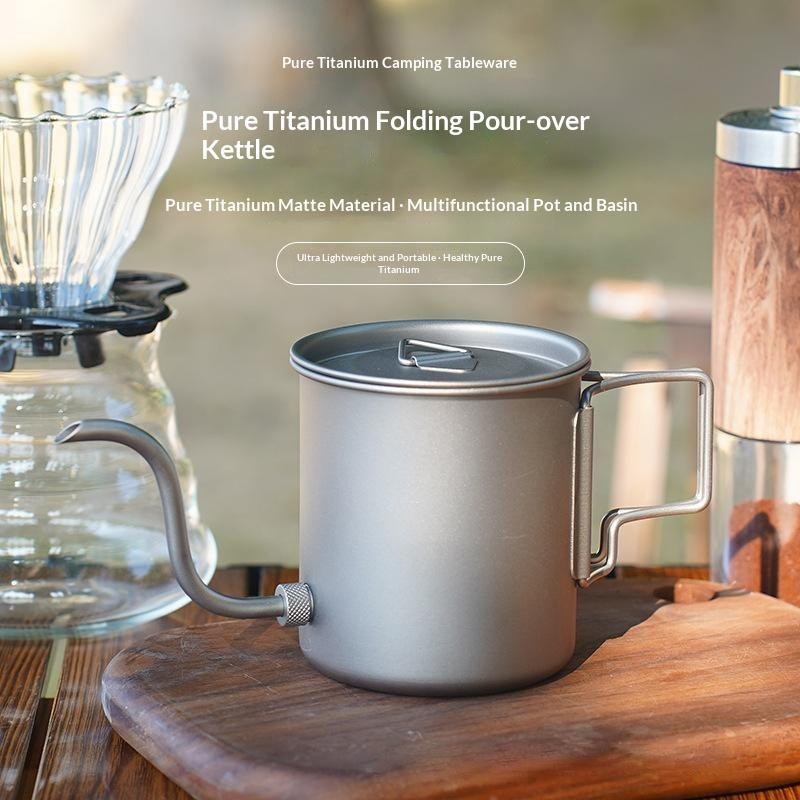 Pure Titanium Gooseneck Pour O - đánh giá và giá Pour Over Kettle