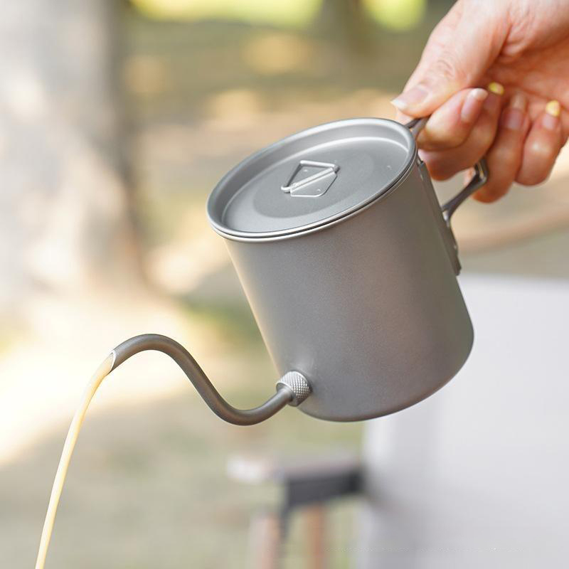 Pure Titanium Gooseneck Pour O - đánh giá và giá Pour Over Kettle