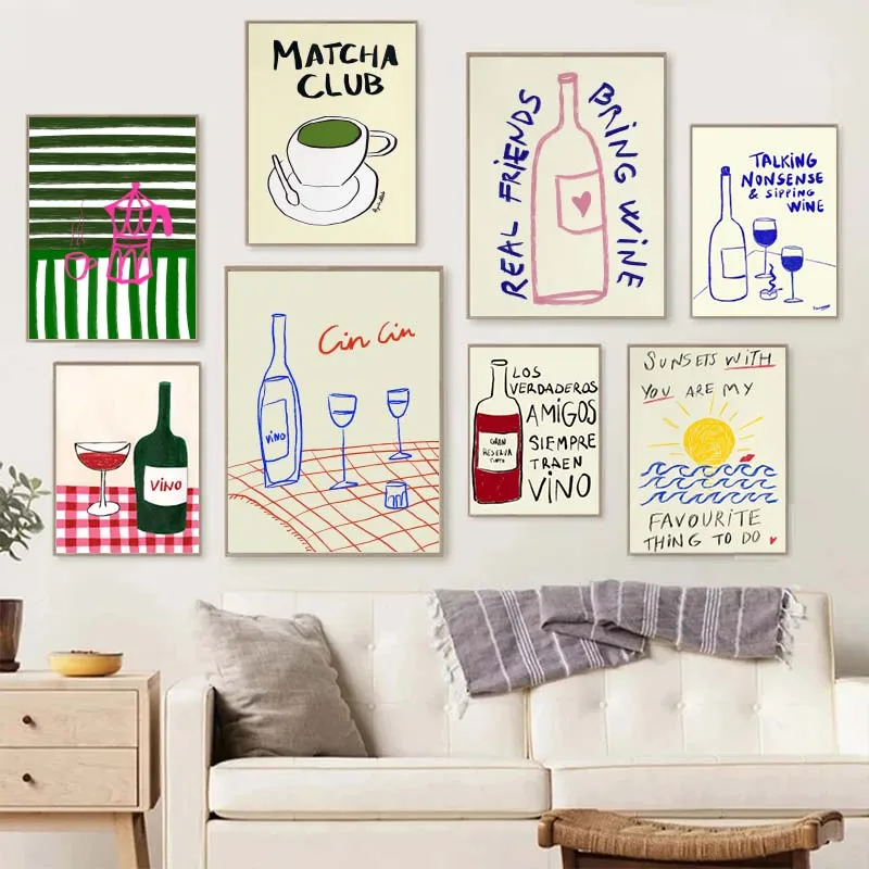Colorful Drawings Abstract Art - đánh giá và giá Draw Coffee And Tea