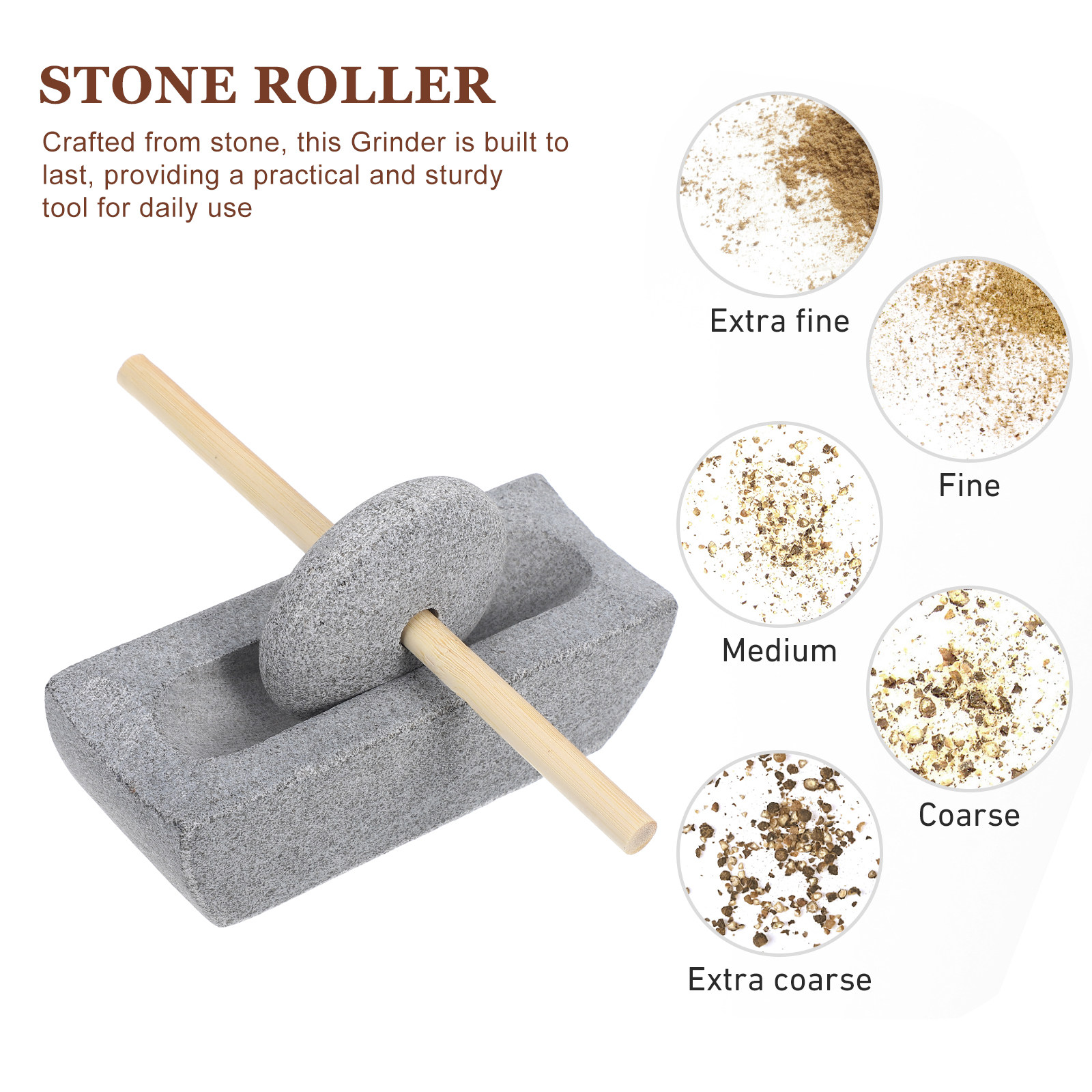 1Set Manual Stone Grinder Mill - đánh giá và giá Coffee Tea Bean Leaf
