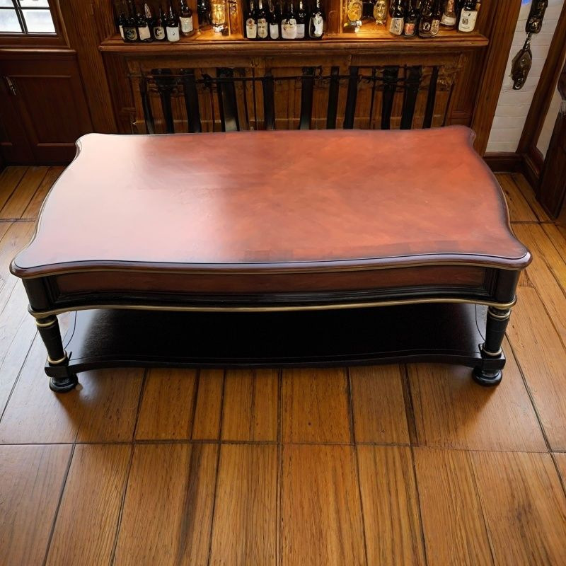 solid wood retro coffee table  - đánh giá và giá Draw Coffee And Tea