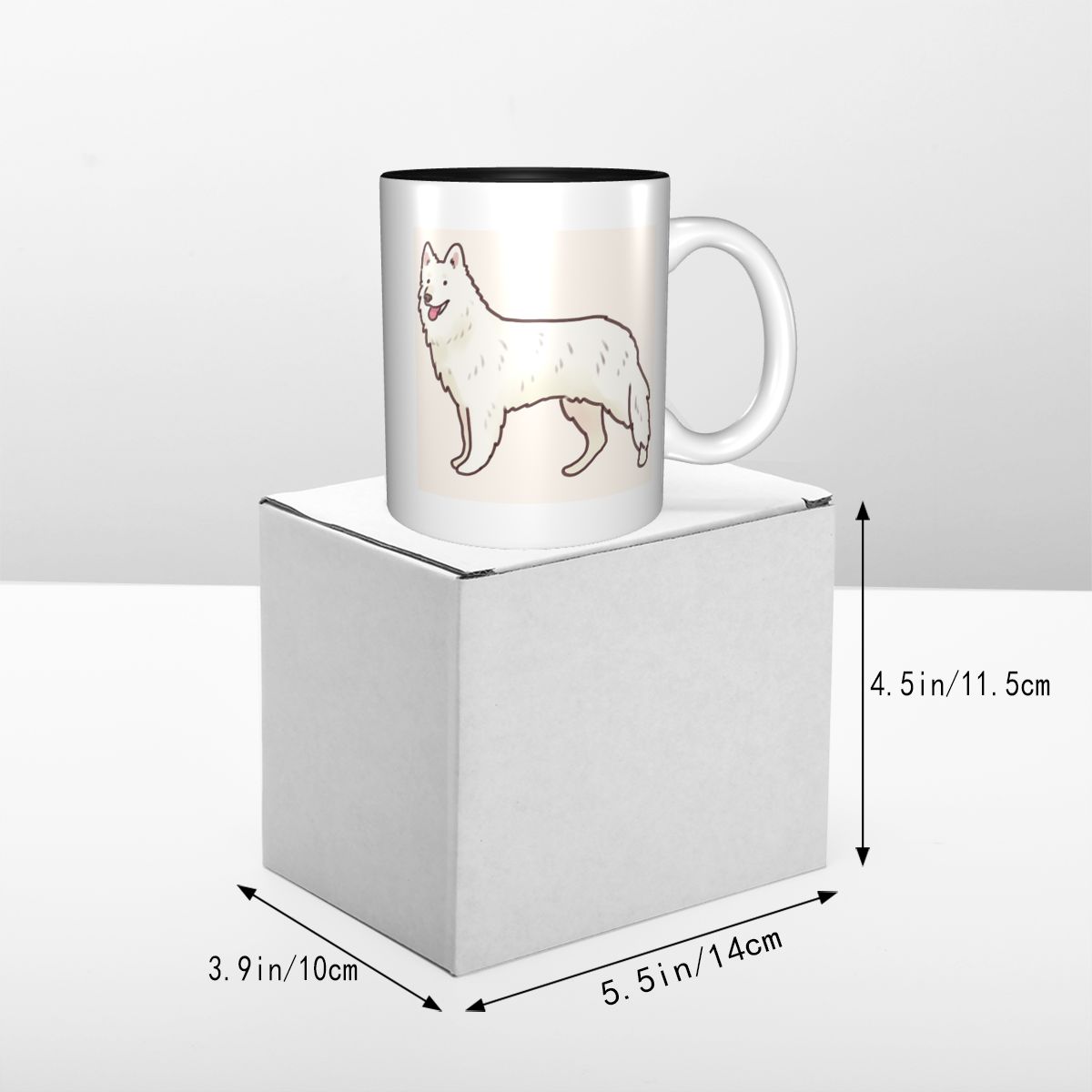 White Swiss Shepherd Drawing M - đánh giá và giá Draw Coffee And Tea
