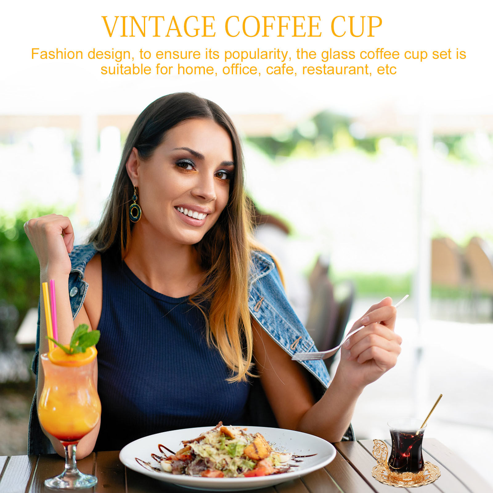 1Set Glass Coffee Cup Set Prem - đánh giá và giá Coffee Tea Hot
