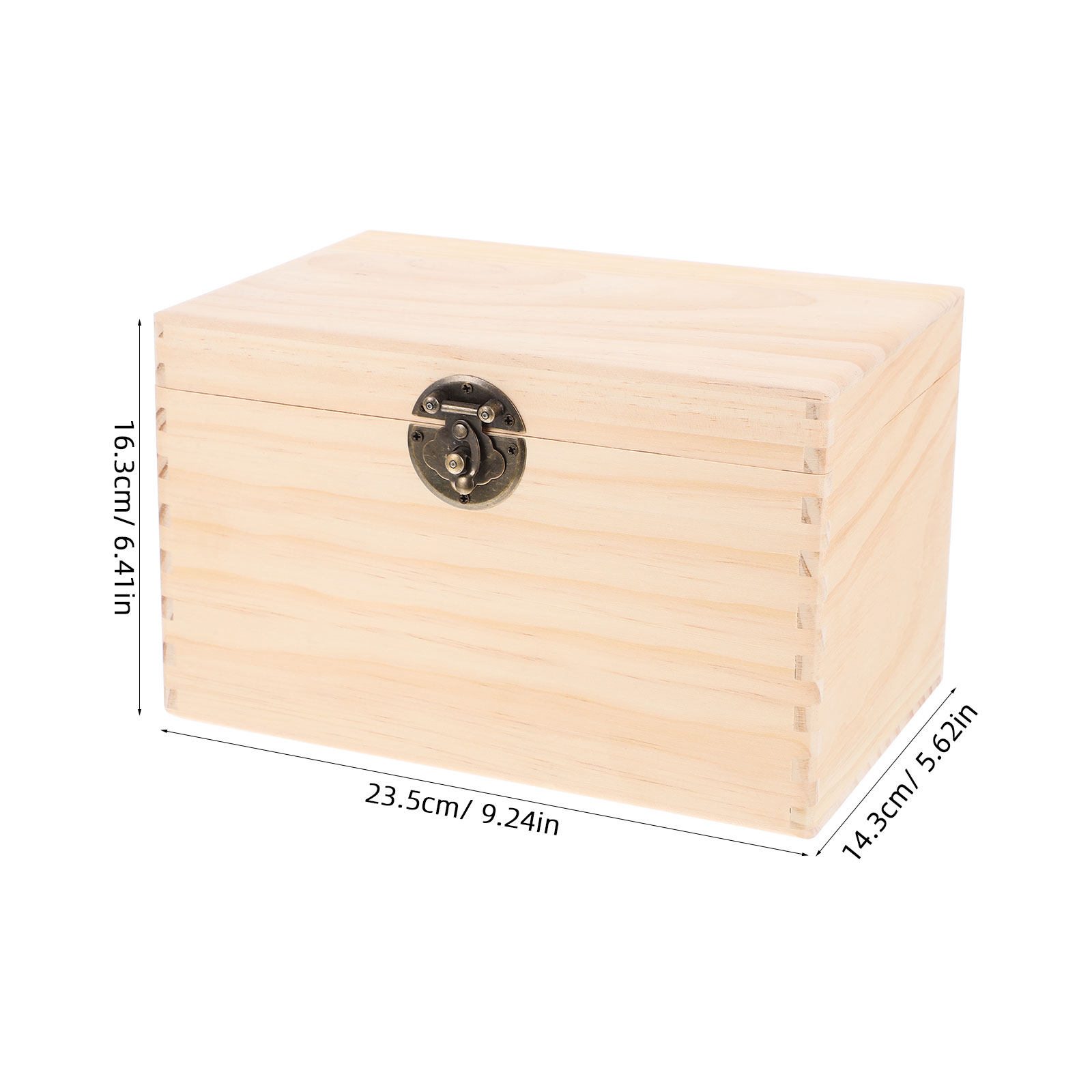 Sturdy Pine Wood Tea Box Stora - đánh giá và giá Coffee Tea Bean Leaf
