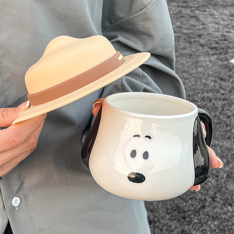 Snoopy Ceramic Mug Kawaii Cart - đánh giá và giá Coffee Tea Room